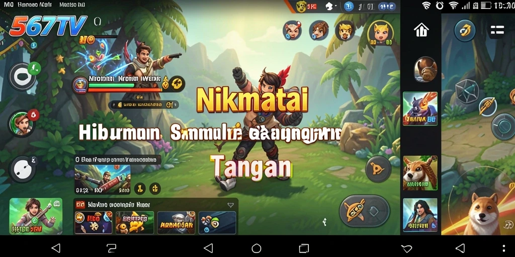 Tampilan gameplay 567TV yang seru dan menghibur.