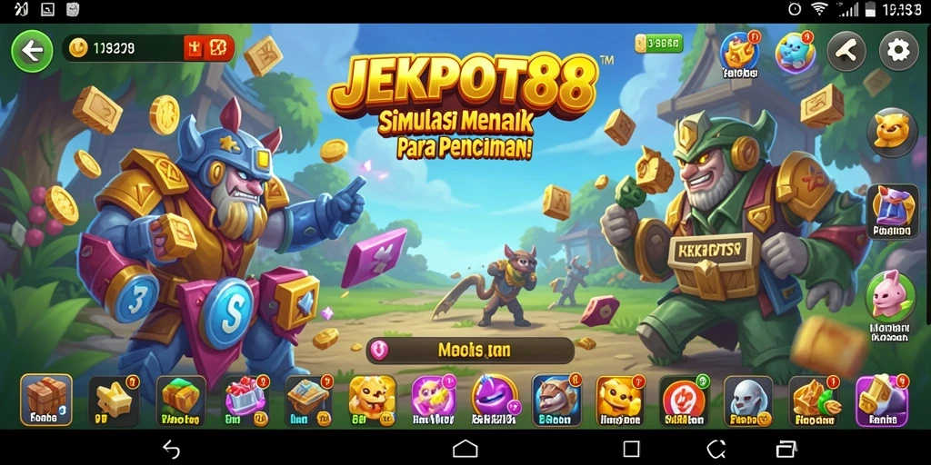 Tampilan gameplay menarik dan menantang dalam JEKPOT88.