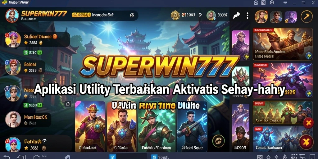 Tampilan antarmuka SUPERWIN777 yang intuitif dan mudah digunakan.